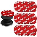 AZXYI Very High Bond Sticky Adhesive, 9 Pack Adhesive Replacement for Socket Base, 1.4 inches Double Sided Sticker Tapes for Phone Collapsible Grip