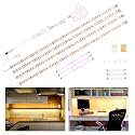 WOBANE Under Cabinet Lighting Kit,Flexible LED Strip Lights Bar,Under Counter Lights for Kitchen,Cupboard,Desk,Monitor Back,Shelf,6.6 Feet Tape Light