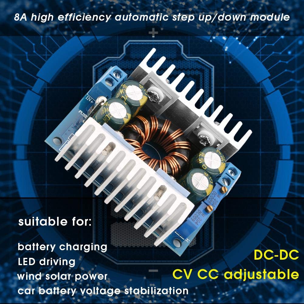 5-30V to 1.25-30V DC Step Up/Down Power Module - Buck-Boost Converter Voltage Regulator