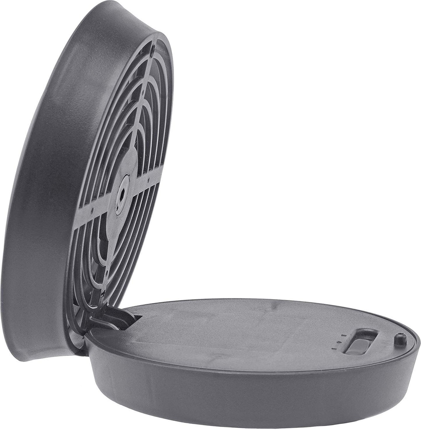 O2COOL 5 Inch Portable Fan - Battery Operated or USB Connected Cooling for Travel, Outdoor, Camping, Car and Office - Compact Folding Design
