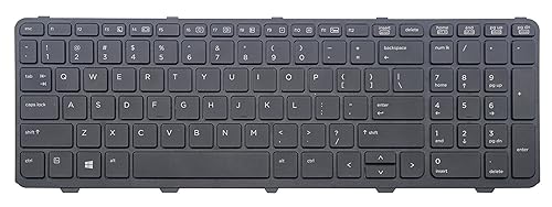 New US Keyboard (with Frame) Replacement for HP P/N: 90.4ZA07.L01 SG-59300-XUA 768787-001 6037B0088501 SG-61300-XUA 738696-001 Laptop English Keyboard