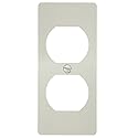 Wiremold 5507D Non-Metallic Duplex Faceplate 5500 Ivory
