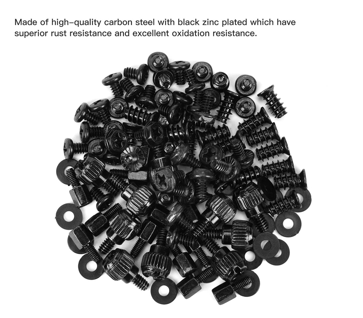 400PCS Motherboard Standoffs Computer Screws Assortment Kit for Motherboard PC Fan HDD Power Supply SSD Hard Drive Graphics PC Case, Motherboard