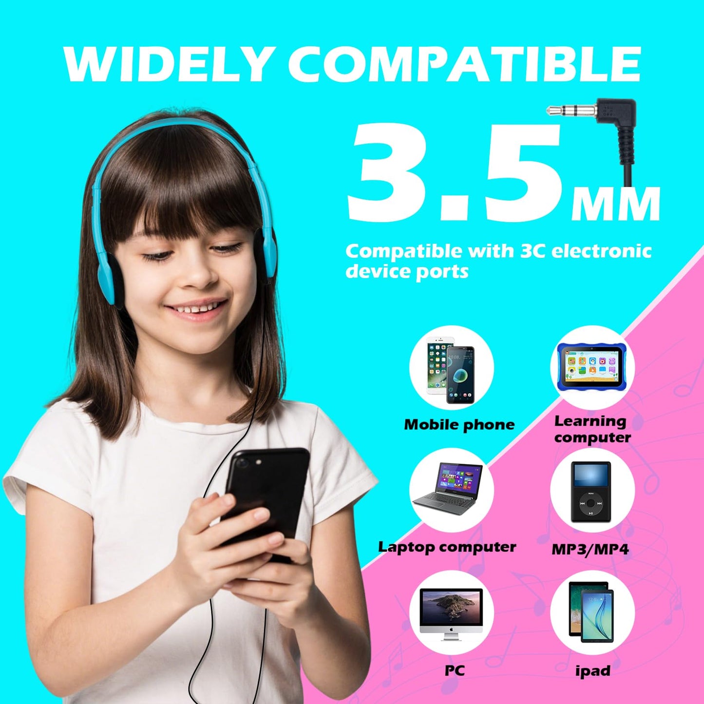 YFSFQS Classroom Kids Headphones Bulk 18 Pack for School Students Children Teen Boys Girls, Wholesale Bulk Headphones for Classroom Earphones 3.5mm…