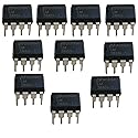 FAYLEZ 10PCS LM386N-1 Semiconductor, Low Voltage, Audio Power Amplifier, Dip-8