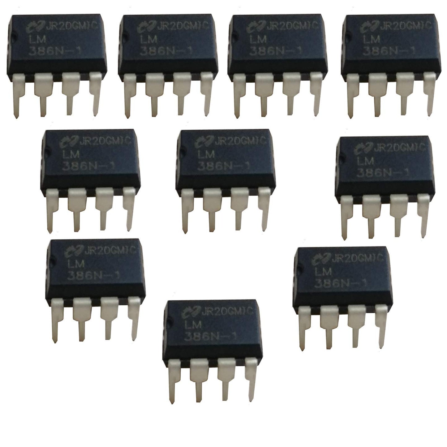 FAYLEZ 10PCS LM386N-1 Semiconductor, Low Voltage, Audio Power Amplifier, Dip-8