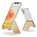 Urmust Desk Cell Phone Stand Holder Aluminum Phone Dock Cradle for iPhone 14 13 12 11 Pro Xs Max Xr X 8 7 6 6s Plus 5 5s 5c, Office Decor Office