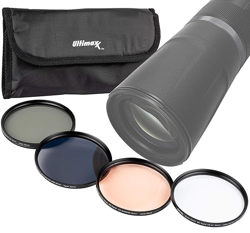 105MM Ultimaxx Professional Four Piece HD DigitalFilter Kit (UV, CPL, ND9, Warming Filters) for Camera Lens with 105MM Filter Thread and Protective