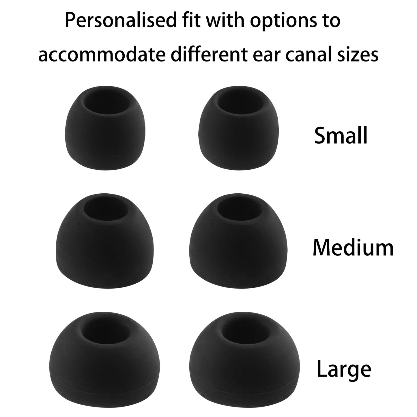 NANLANFAN Replacement Silicone Ear Tips for JLab Go Sport+, JLab Go Air Sport, JLab Epic Air Sport ANC Gen 2, JLab Epic Air Sport ANC Wireless