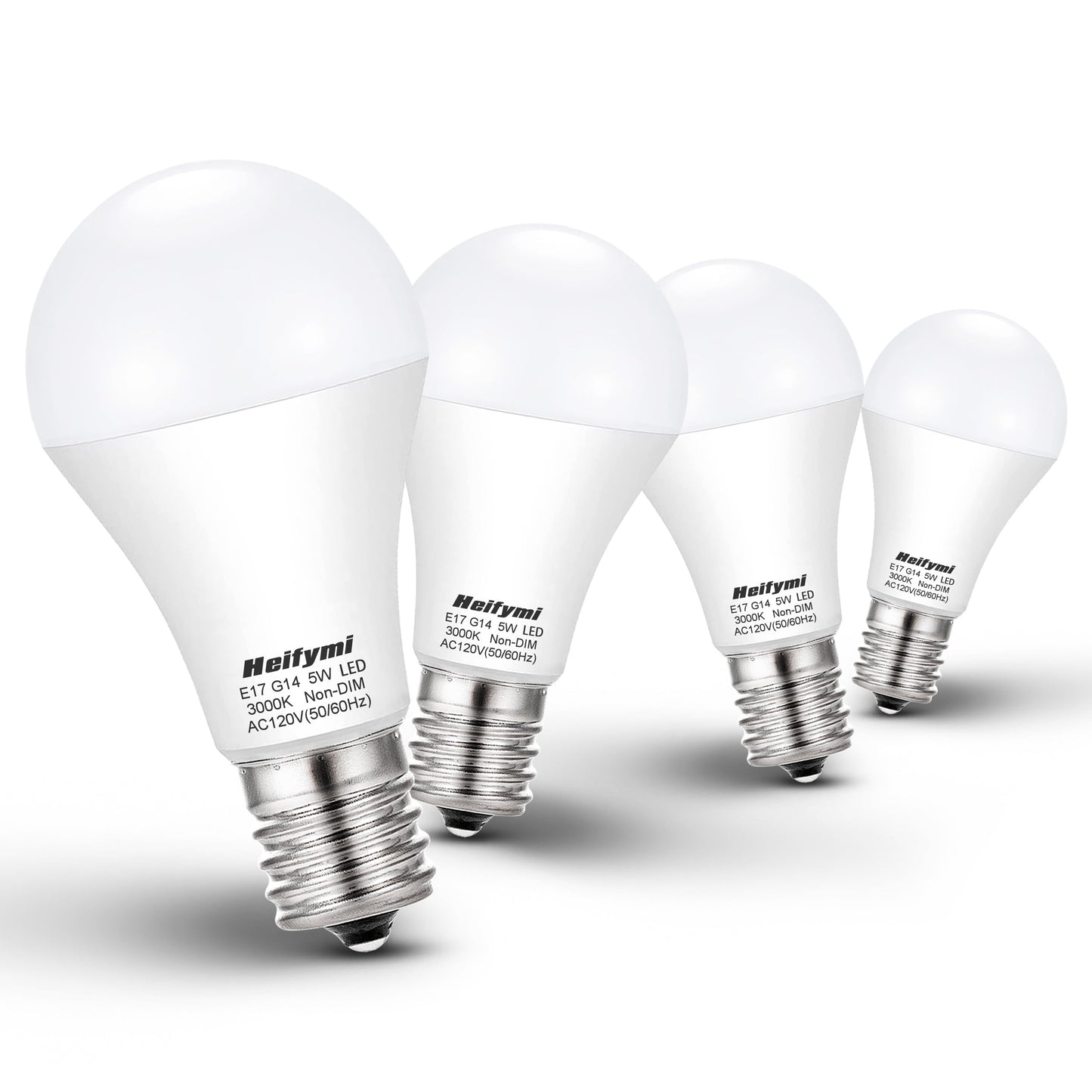 E17 Intermediate Base LED Bulbs 3000K Warm White 5 Watt(40W Equivalant)