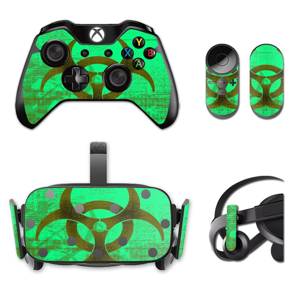 MightySkins Skin Compatible with Oculus Rift CV1 wrap Cover Sticker Skins Biohazard