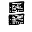 Kastar KLIC-5001 Battery (2-Pack) Replacement for Kodak Easyshare P712 P850 P880 Z730 Z760 Z7590 DX6490 DX7440 DX7590 DX7630 Zoom and Sanyo DB-L50