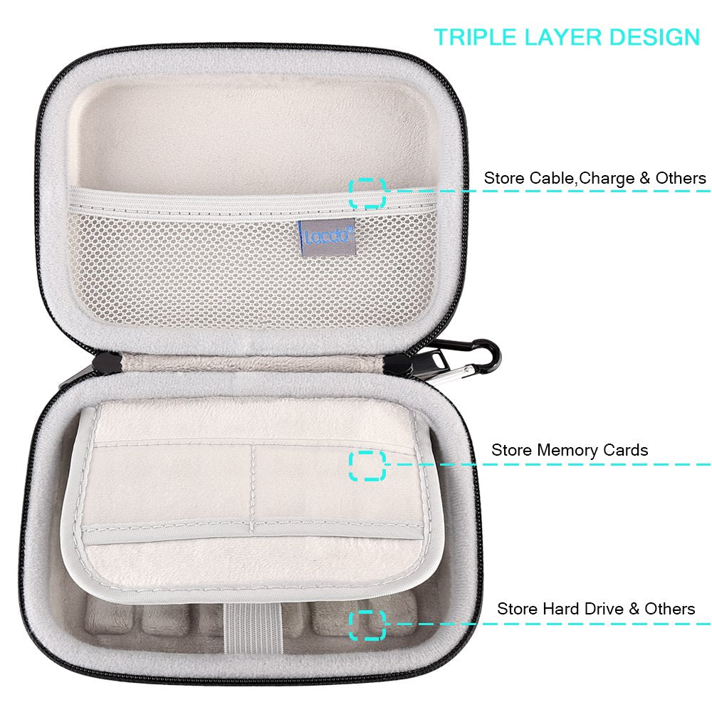 Lacdo Hard Drive Case for Seagate Portable HDD/Seagate Game Drive for PS5 / One Touch/Ultra Touch Portable External Hard Drive 1TB 2TB 3TB 4TB 5TB USB
