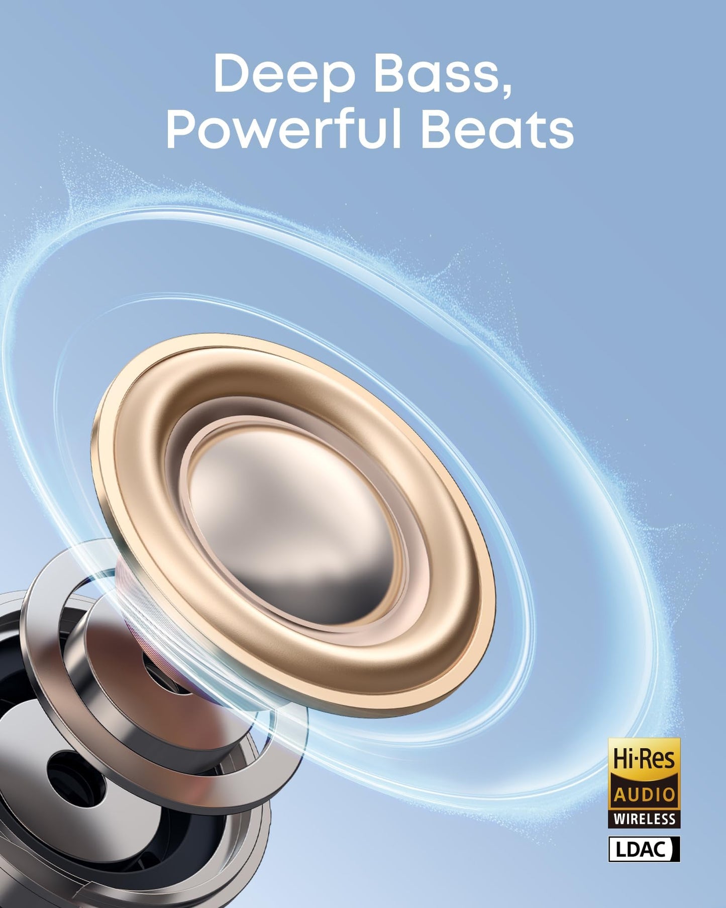 Soundcore C50i by Anker Open Ear Earbuds, Clip On Earbuds, Clip Headphones