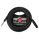 Pig Hog PHX14-25 1/4" TRSF to 1/4" TRSM Headphone Extension Cable, 25 Feet
