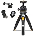 Kodak PhotoGear Mini Adjustable Tripod with Remote, Black