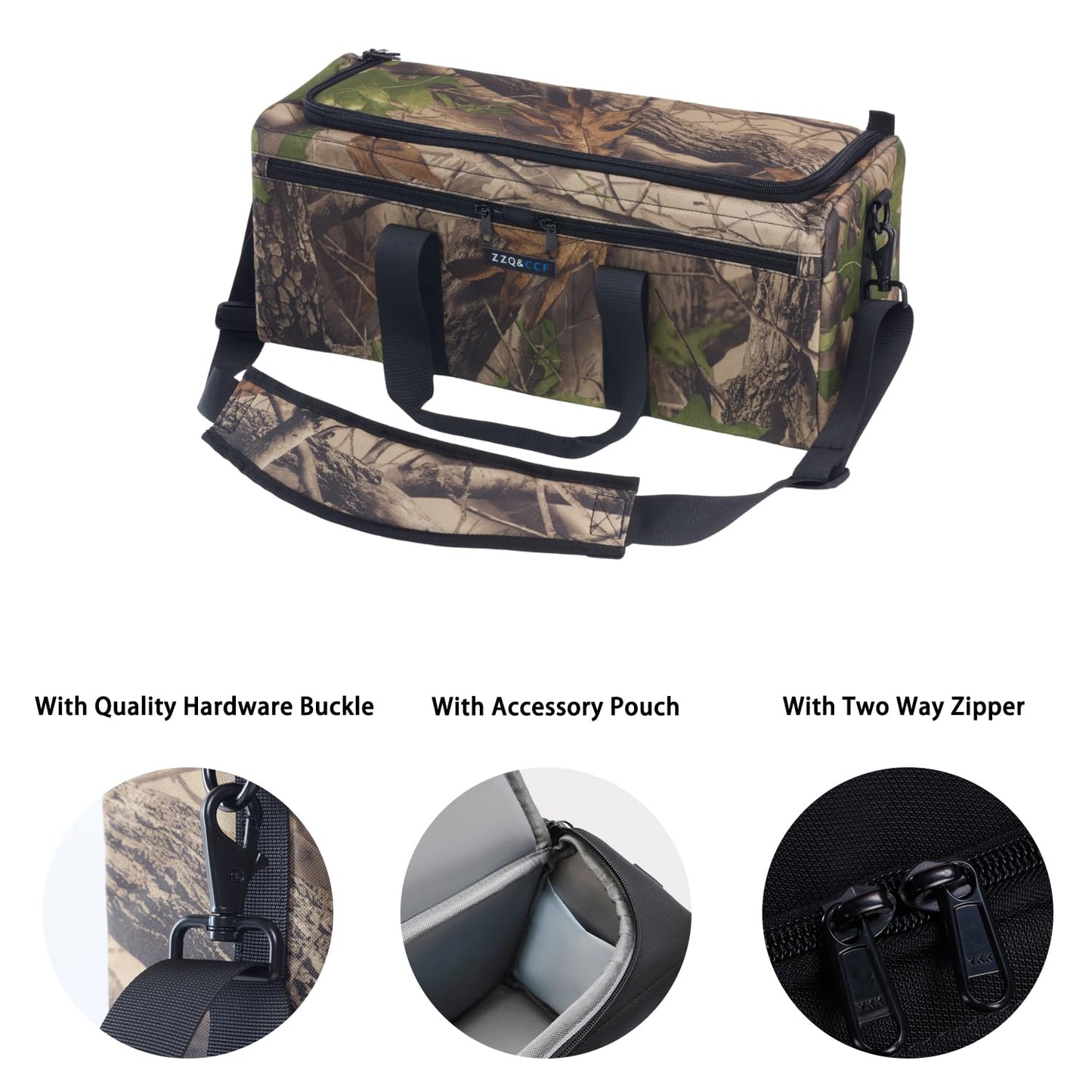 ZZQ&CCF Camera Lens Pouch Case for Sony FE 400-800mm/200-600mm F5.6-6.3G,for Canon RF 200-800,Compatible with Nikon Z 180-600, Extra Large Thick