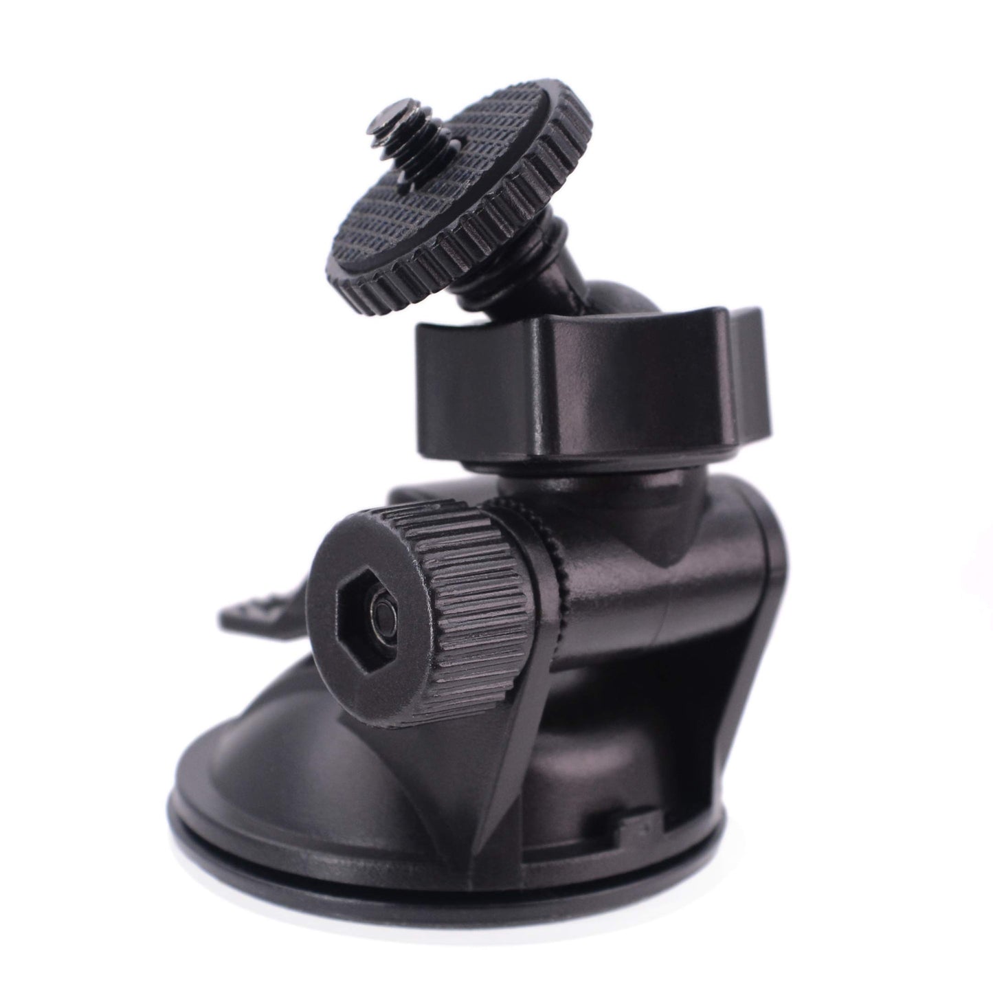 iSaddle CH01A 1/4" 1/8" Thread Camera Suction Mount Tripod Holder in Dash Cam Mount Holder - Screw Tripod Windshield Holder Fits