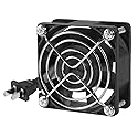 UMLIFE 1PCS EC Brushless Cooling Fan AC 110V 115V 120V 220V 240V Axial Fan Dual Ball Bearing 60mm x 25mm for DIY Ventilation Exhaust Projects Cooling