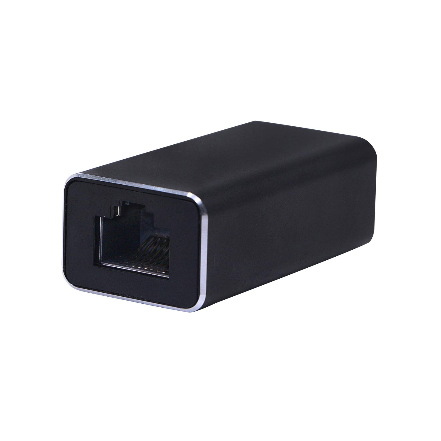 SinLoon RJ45 LAN Coupler Adapter Surge Thundering Protector Gigabit 1000Mbs Ethernet Extender Connector for Cat7 Cat6 Cat5e Female to Female (Black)