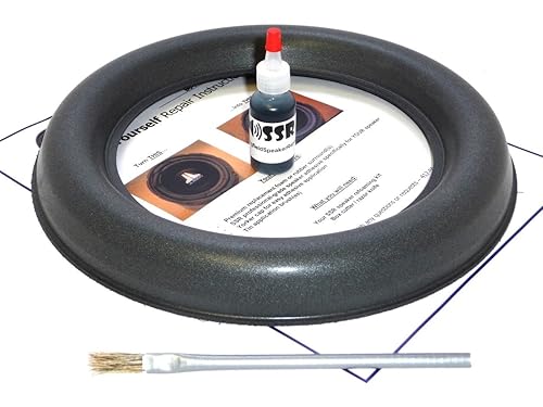 Springfield Speaker 10" Foam Surround Edge Repair Kit - 1 Speaker Kit - Compatible with All JL Audio 10W7 Subwoofers