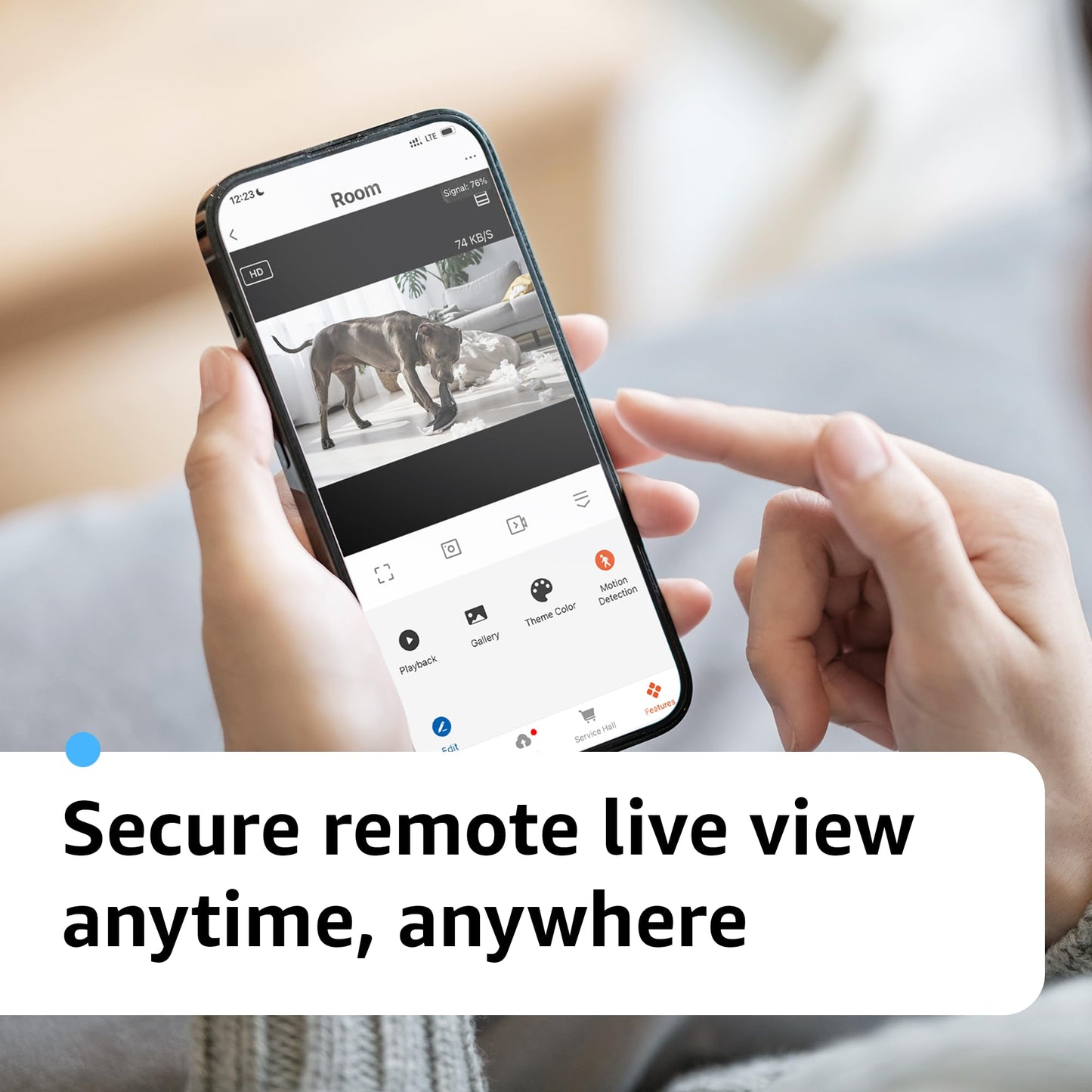 ALPHA TECH WiFi Smart Camera Charger with Premium Wide-Angle 160° - Live Remote View - 2.4G/5G WiFi - Best Mini Type?C Plug Camera for Pets & Home