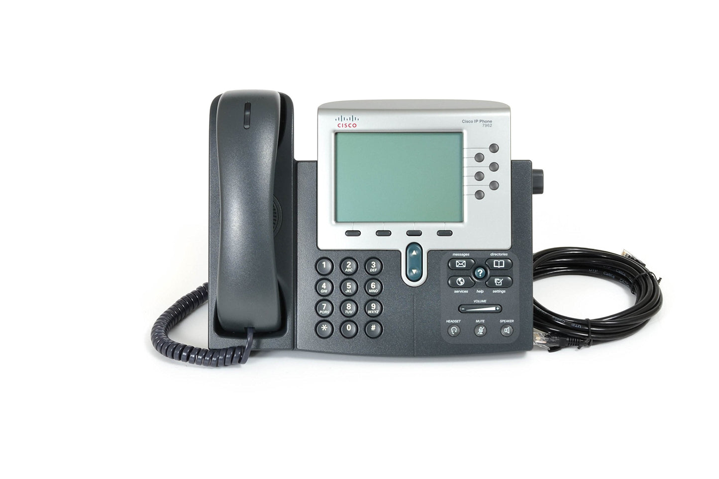 Cisco 7962G Unified IP Phone PoE - AC Power Supply Not Included (Renewed)