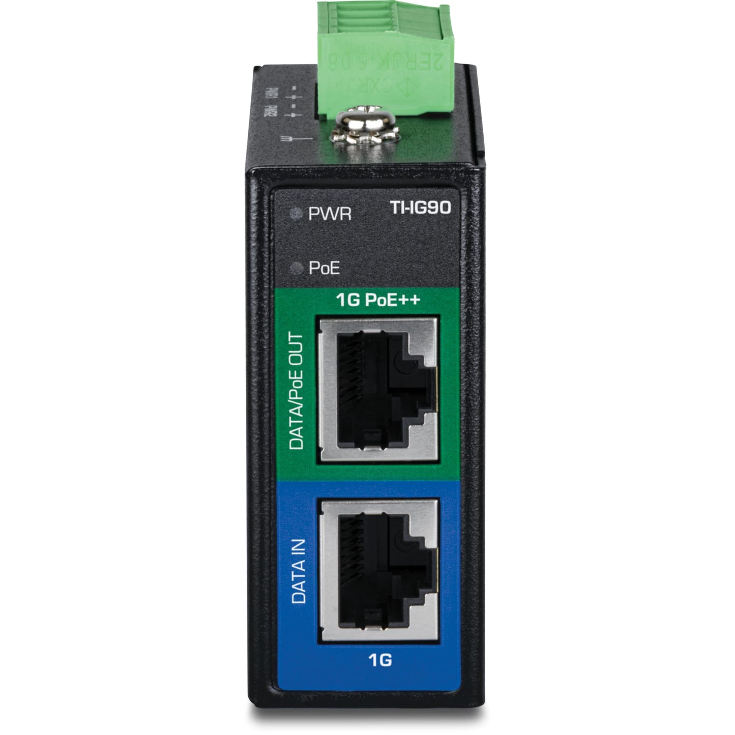 TRENDnet Industrial 95W Gigabit PoE++ Injector,TI-IG90, Power Over Ethernet (15.4W), (30W),(95W) Power, IP50, NDAA & TAA Compliant, Lifetime