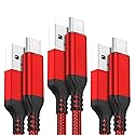 AkoaDa USB C Cable, 3-Pack (10ft+6.6ft+3.3ft) 3.1A USB A to USB-C Fast Charger Cord for iPhone 17 16 15 Pro Max Galaxy S25 FE S25 Ultra S25+ S25 S24