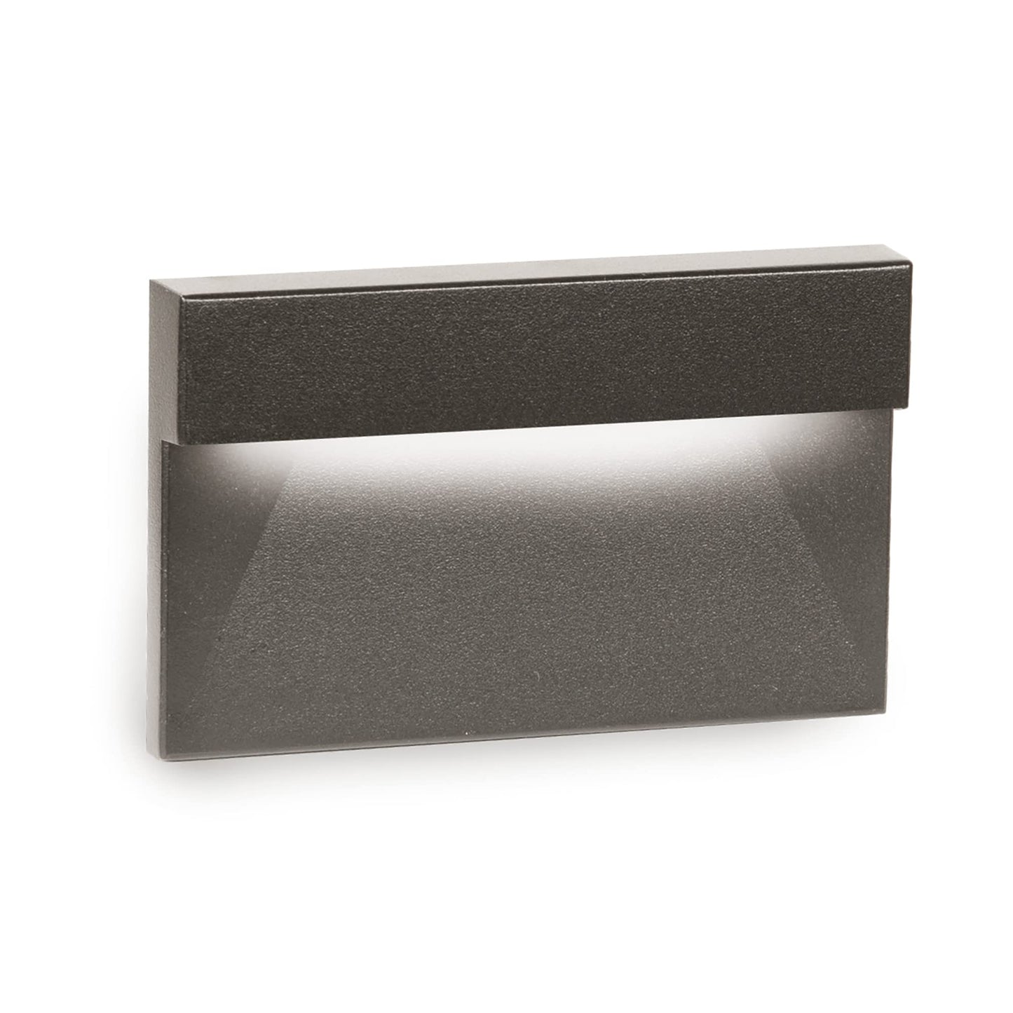 WAC Landscape Lighting, LEDme 120V LED Horizontal Ledge Indoor and Outdoor Step and Wall Light 3000K Built-in LED in Bronze