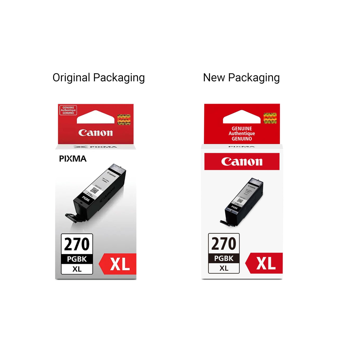Canon PGI-270XL Genuine Black Twin Value Pack, Compatible with MG6820, MG6821, MG6822, MG5720, MG5721, MG5722, MG7720, TS5020, TS6020, TS8020,