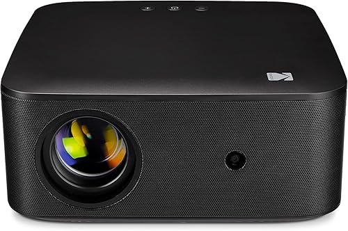Kodak Flik X20 1080p Smart Projector, Google TV Dongle Built-In | 300 ANSI Lumens LED | Auto Focus & Keystone | HDMI & USB | Wi-Fi , Bluetooth 5.0 |