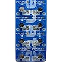 8 Pcs Mercury Free Silver Oxide 329 Batteries By Renata