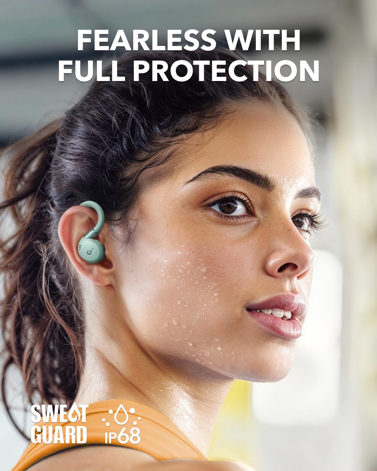 Soundcore Sport X20 by Anker Noise Cancelling Workout Earbuds, Ear Hooks