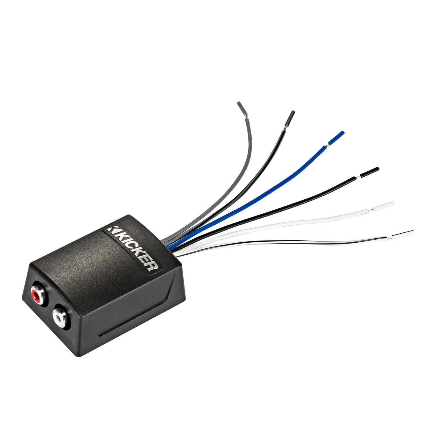 Kicker 46KISLOC2 K-Series Stereo Line-Output Converter w/Remote Turn-On Output w/ 46KIYFM Y-Adapter M/F Signal Cable