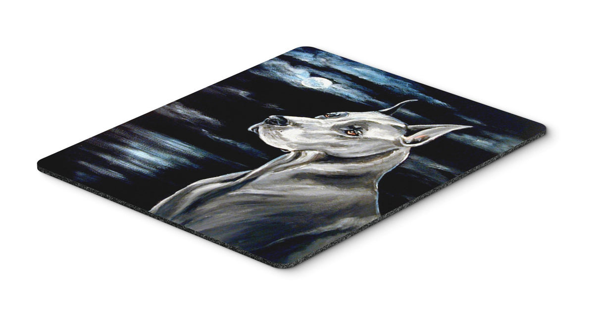 Caroline's Treasures 7067MP Great Dane Moonlight Mouse Pad, Hot Pad or Trivet for Home Office Gaming Working Computers Laptop Mouse Mat,Washable Large