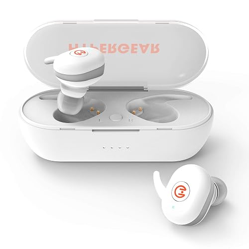 HyperGear Active True Wireless Bluetooth Earbuds - Noise Cancelling Mic, HD Stereo Sound, Touch Control, Quick Pairing, IPX5 Waterproof, Charging Case