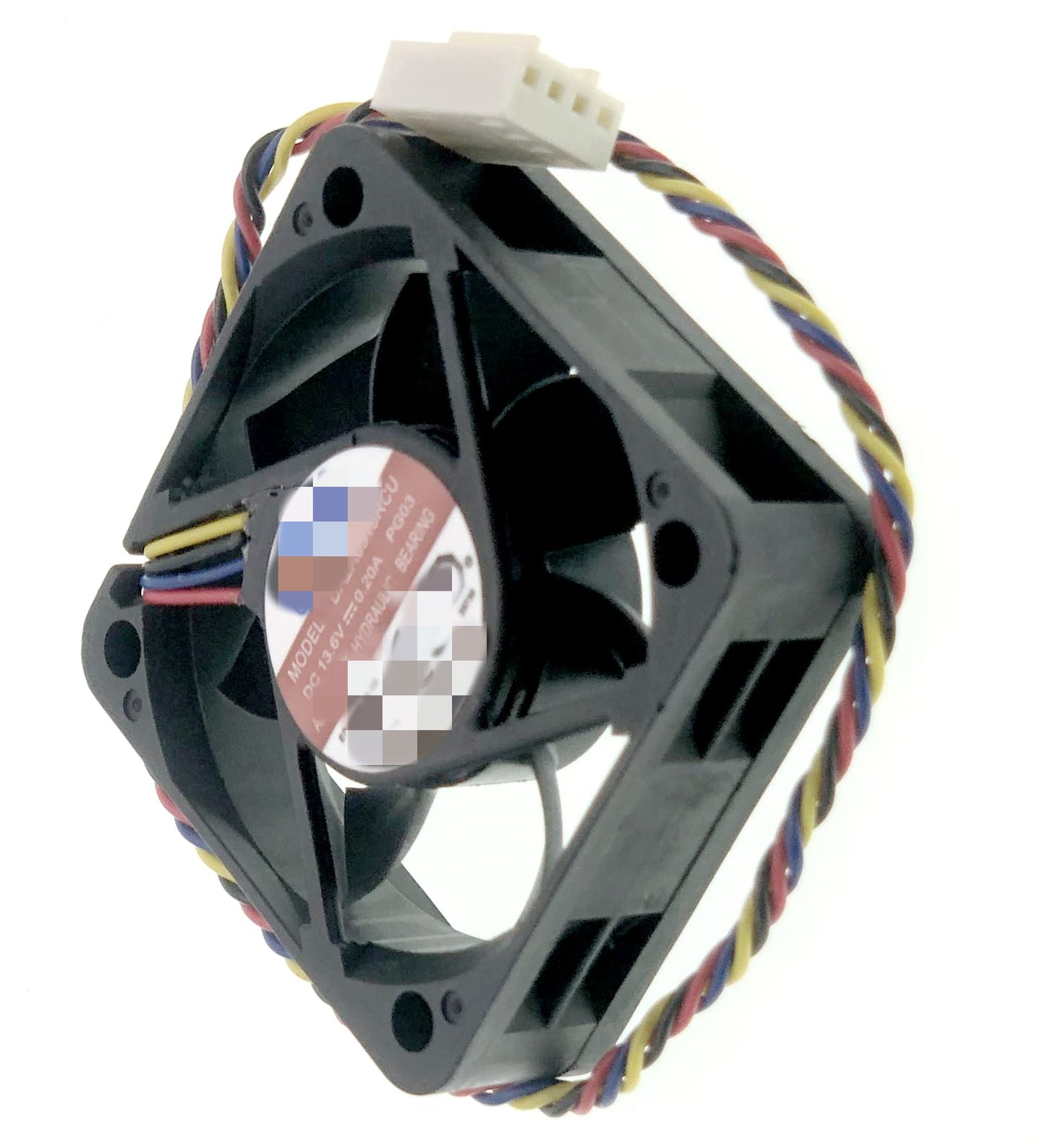New Silent Cooling Fan for DAZA0515RCU DC13.6V 0.20A 5CM 5015 Size: 50×50×15mm 4-pin 4-Wire.