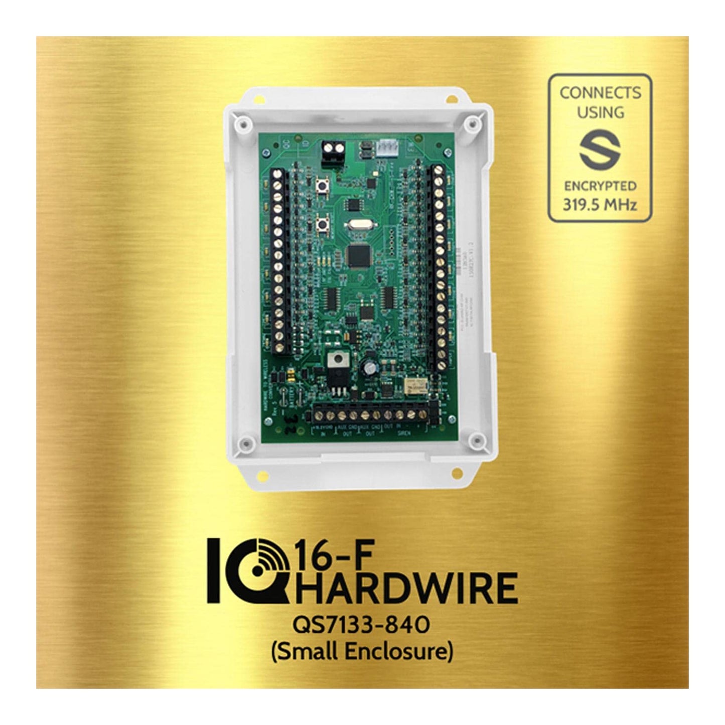 Qolsys QS7133-840 IQ Hardwire 16-F Wireless Converter
