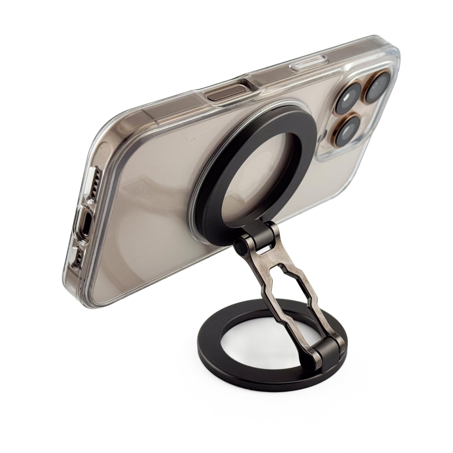GATYZGEAR - Magnetic Car Mount Ring | Nylon MagSafe Compatible Magnetic Mount| Double-Sided, Flexible & Adjustable Mount for iPhone | Perfect for Use