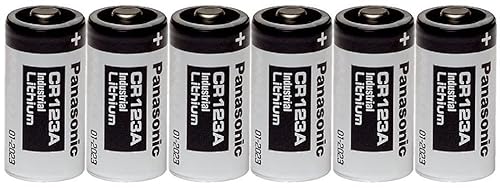 Panasonic Industrial CR123A Lithium Battery 3V 6 Pack