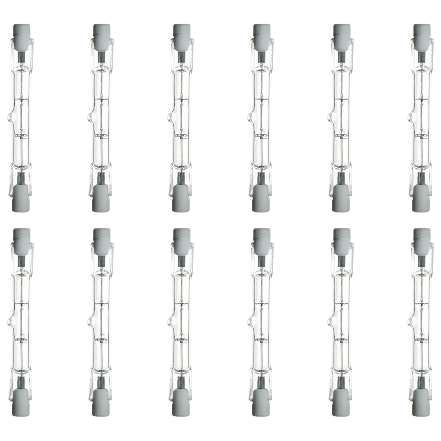 Sunlite Q150T3/CL/S/12PK Halogen 150W 120V T3 Double Ended Capsule Light Bulbs (12 Pack), Clear Finish