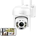 faleemi 2K WiFi Security Camera for Home with Cell Phone App Control, Color Night Vision, Ai Motion Detection, Auto Tracking, 2 Way Audio, Waterproof