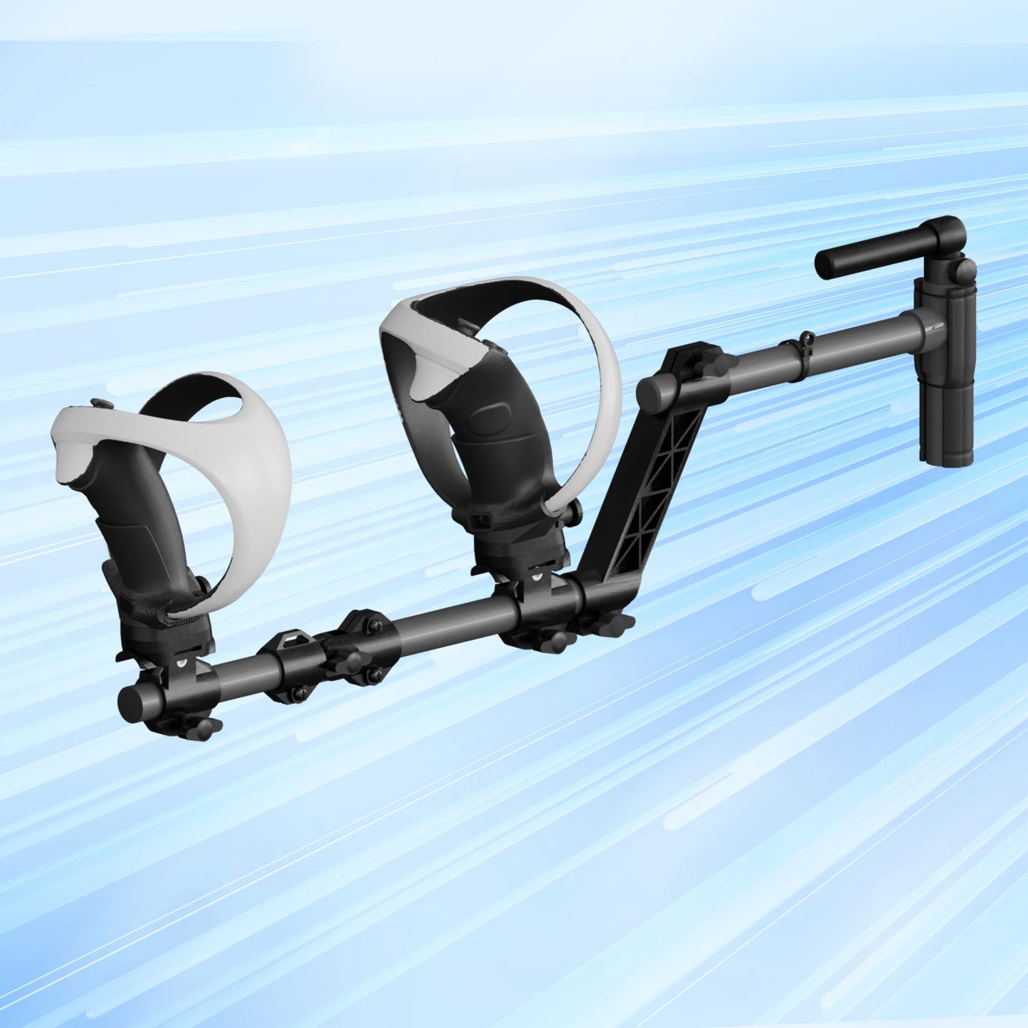 Hounyoln VR Gunstock for PlayStationVR2, for PSVR2 Controller Grips for Enhance Stability and Control Magnetic Controller VR Game Simplified Version