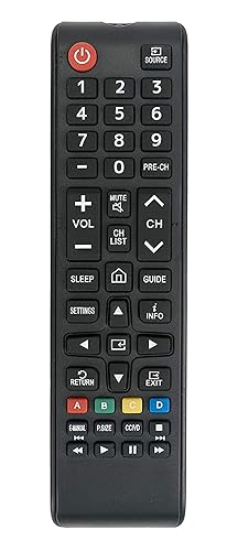 Universal Remote Compatible for Samsung Series NU6900 UN43NU6900 UN50NU6900 UN50NU6900BXZA UN50NU6900FXZA UN55NU6900 UN55NU6900FXZA UN65NU6900