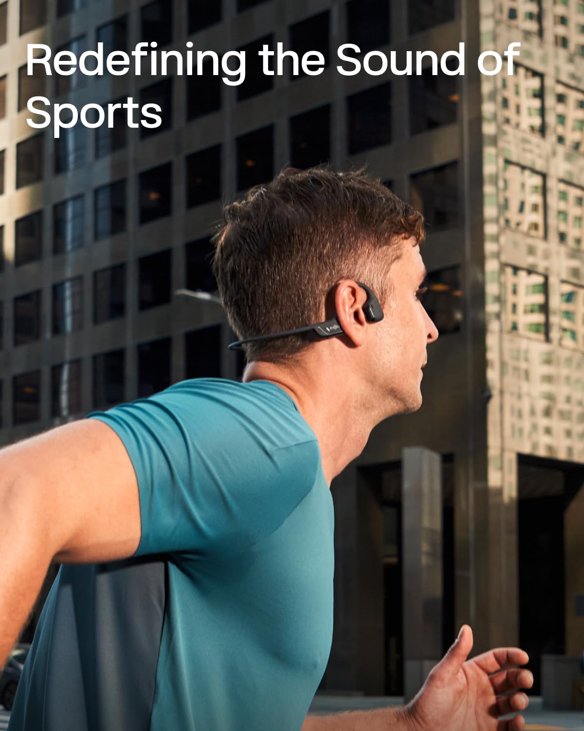 SHOKZ OpenRun Pro 2 Mini Bone Conduction Bluetooth Sport Headphones, Black