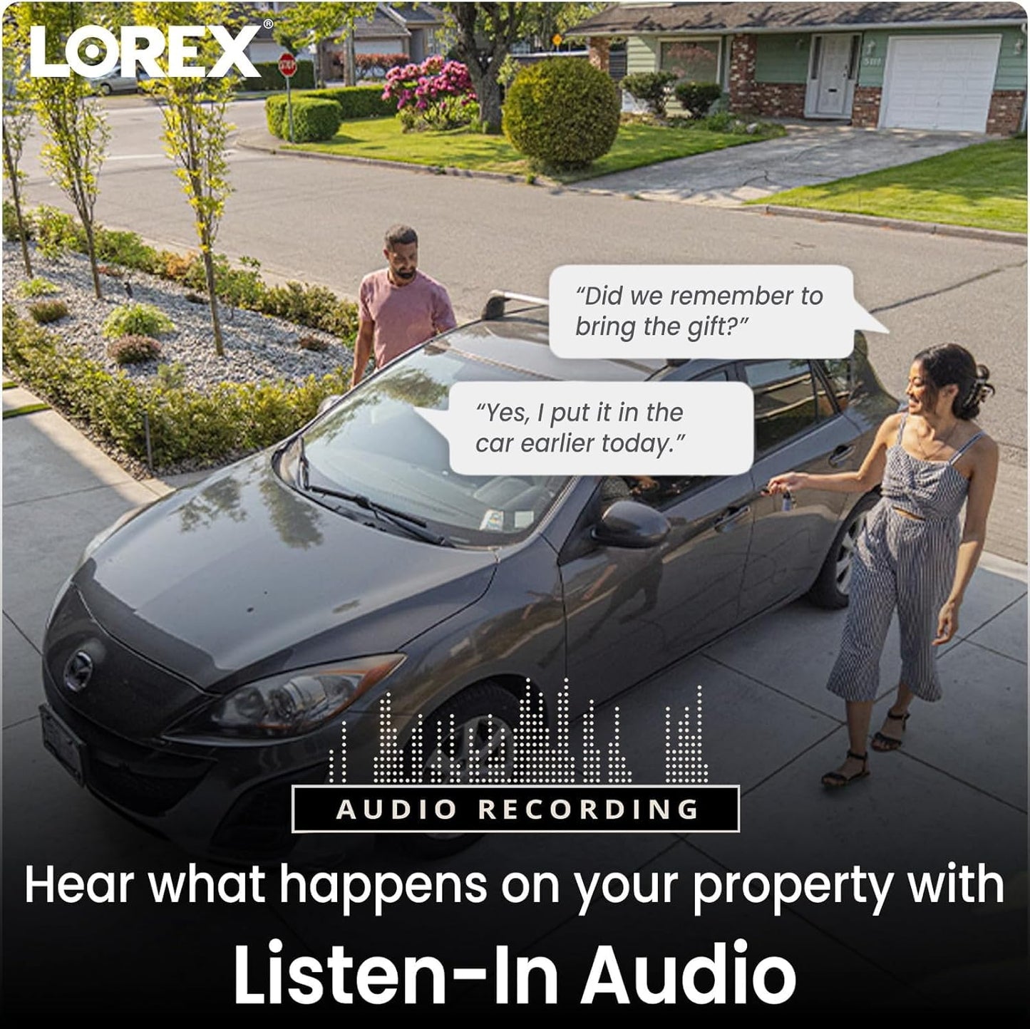 Lorex 4K IP Wired Add-On Dome Security Camera | Smart Motion Detection (Person/Vehicle) | Color Night Vision | Long Range IR | IP67 Weatherproof |