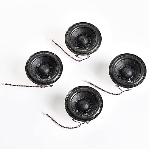 Cylewet 4Pcs 2inch 8Ohm 5W Full Range Audio Speaker Stereo Woofer Loudspeaker for Arduino (Pack of 4) CYT1121