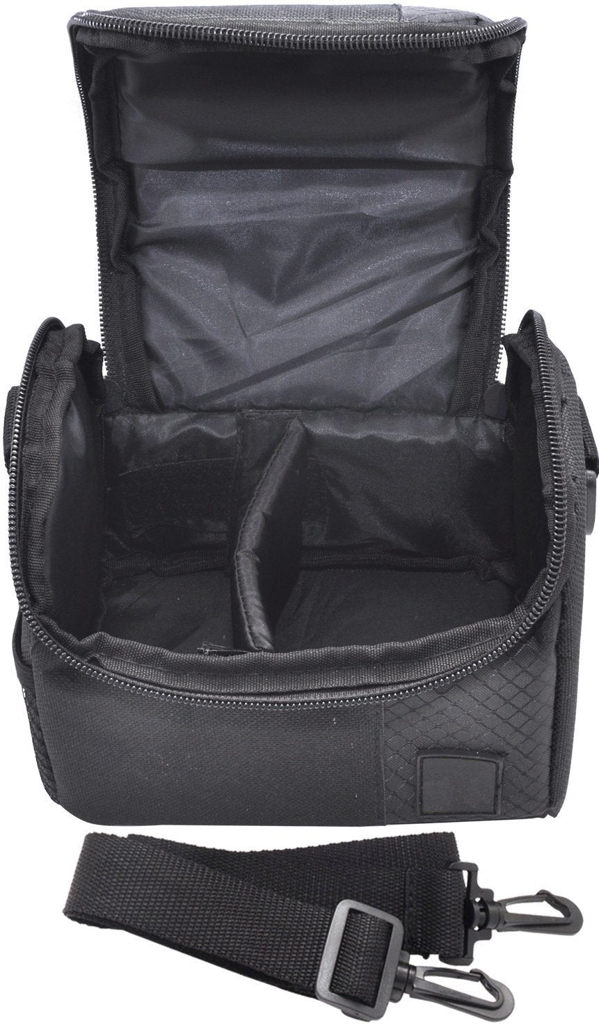 eCostConnection Small Soft Padded Camera Equipment Bag/Case For Canon, Nikon, Sony, Samsung, Olympus, Pentax, Panasonic & More… + Microfiber Cloth