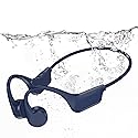 RR SPORTS Bone Conduction Bluetooth Headphones-SwimBeats,IP68 Waterproof Swimming Headphones with 32GB MP3 Player, Lightweight Open Ear Design…